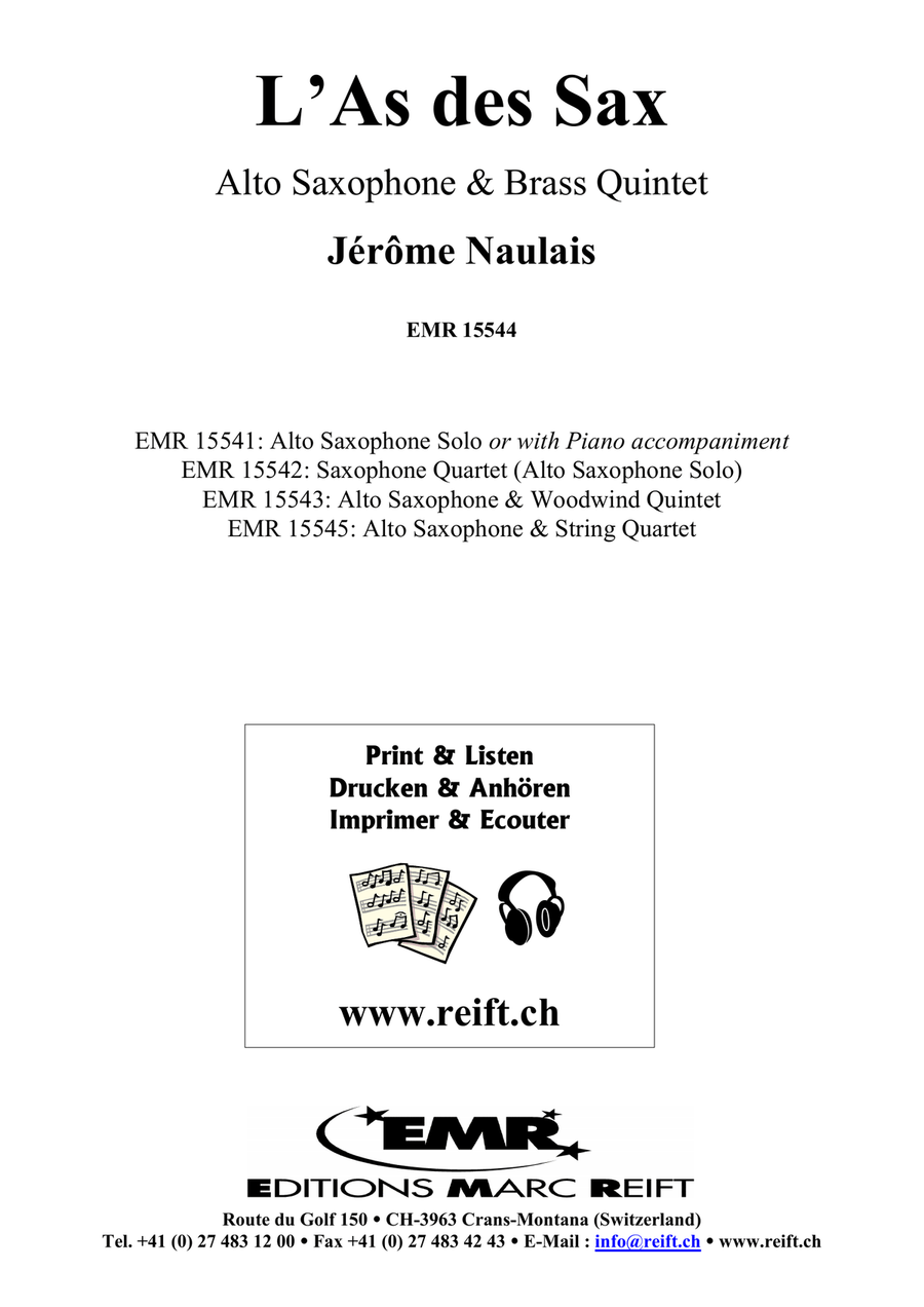 L'As des Sax L'As des Sax Alto Saxophone scores gallery preview page 2