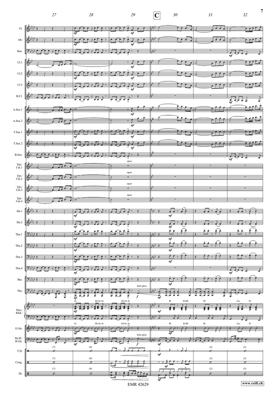 When The Pipers Plays When The Pipers Plays Concert Band scores gallery preview page 7