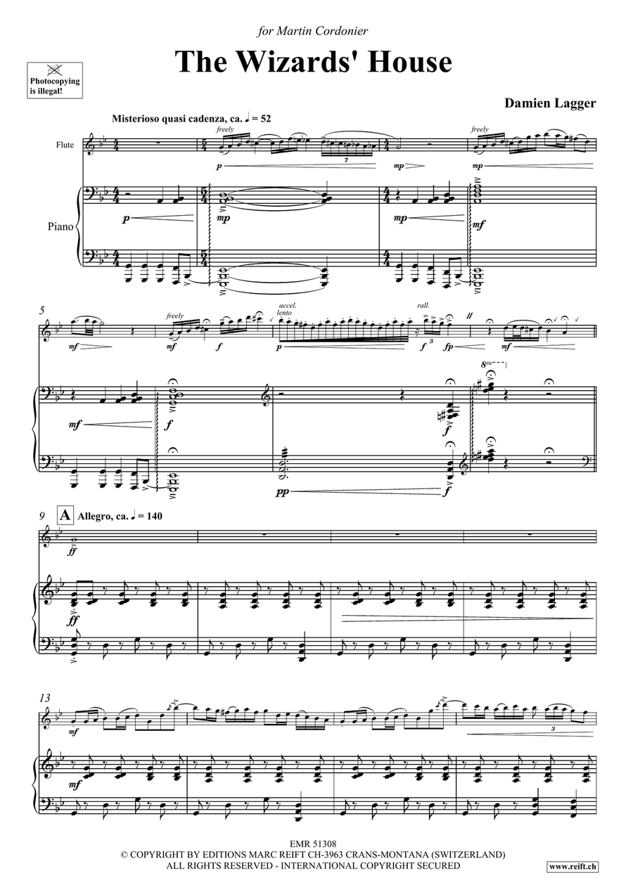 The Wizards' House The Wizards' House Flute Solo scores gallery preview page 3