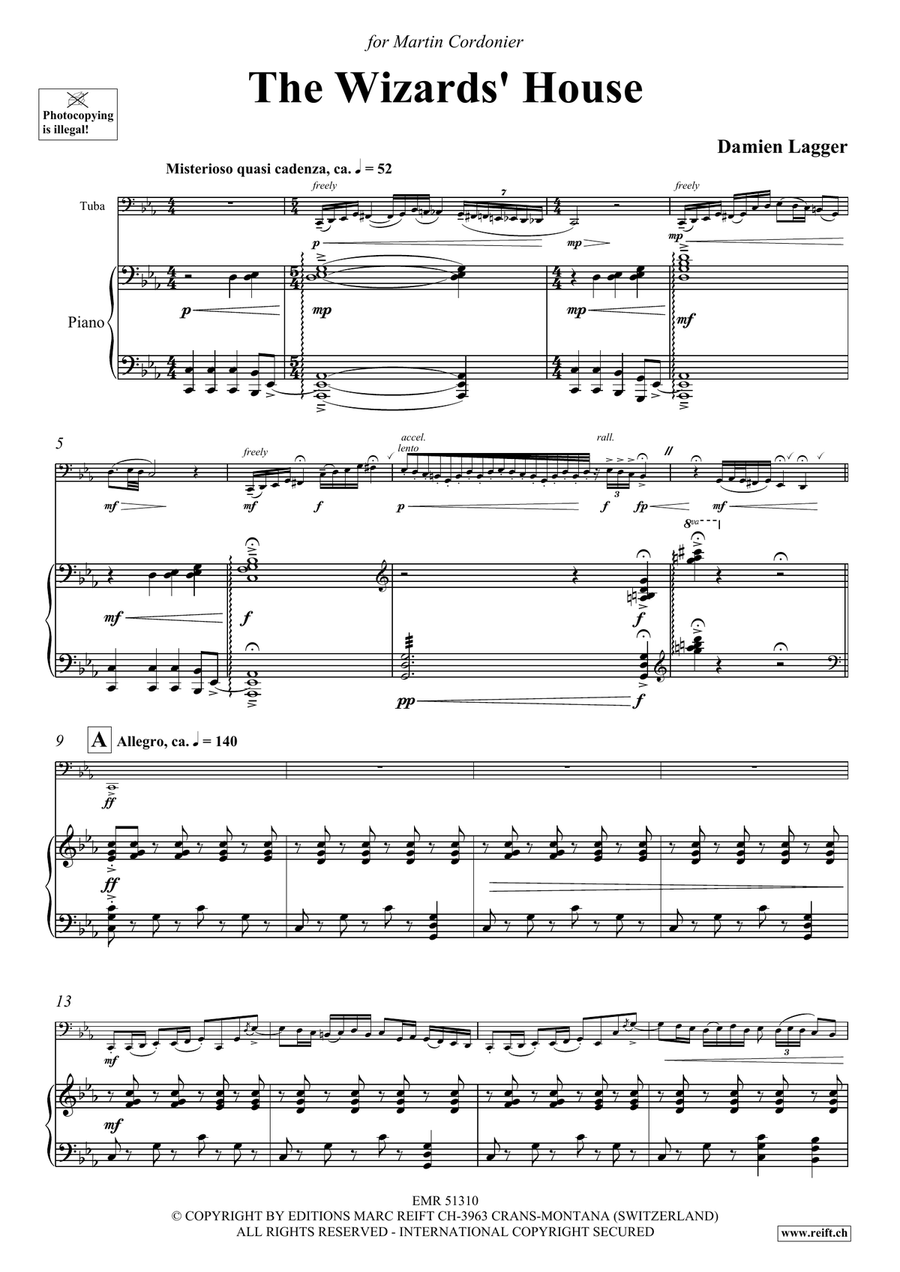 The Wizards' House The Wizards' House Tuba scores gallery preview page 3