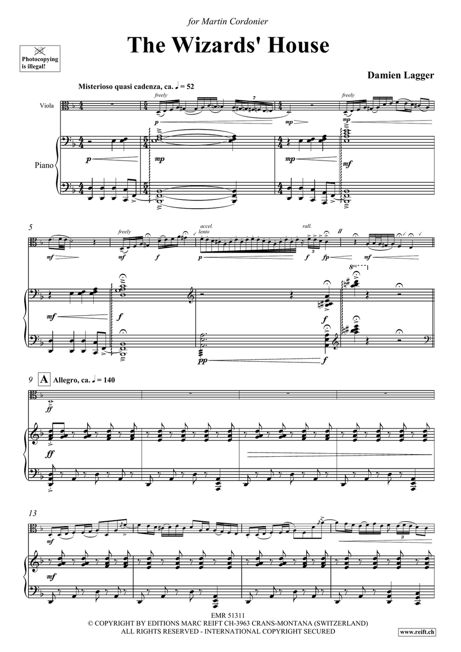 The Wizards' House The Wizards' House Piano Accompaniment scores gallery preview page 3