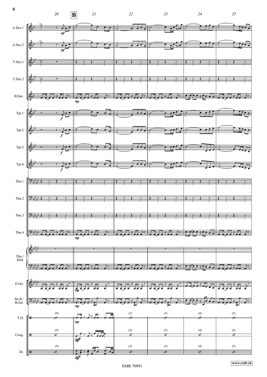When The Pipers Plays When The Pipers Plays Big Band scores gallery preview page 6