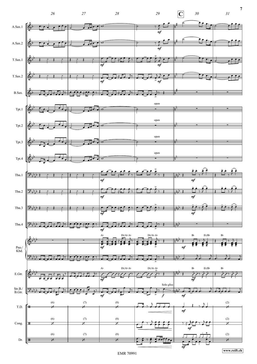 When The Pipers Plays When The Pipers Plays Big Band scores gallery preview page 7