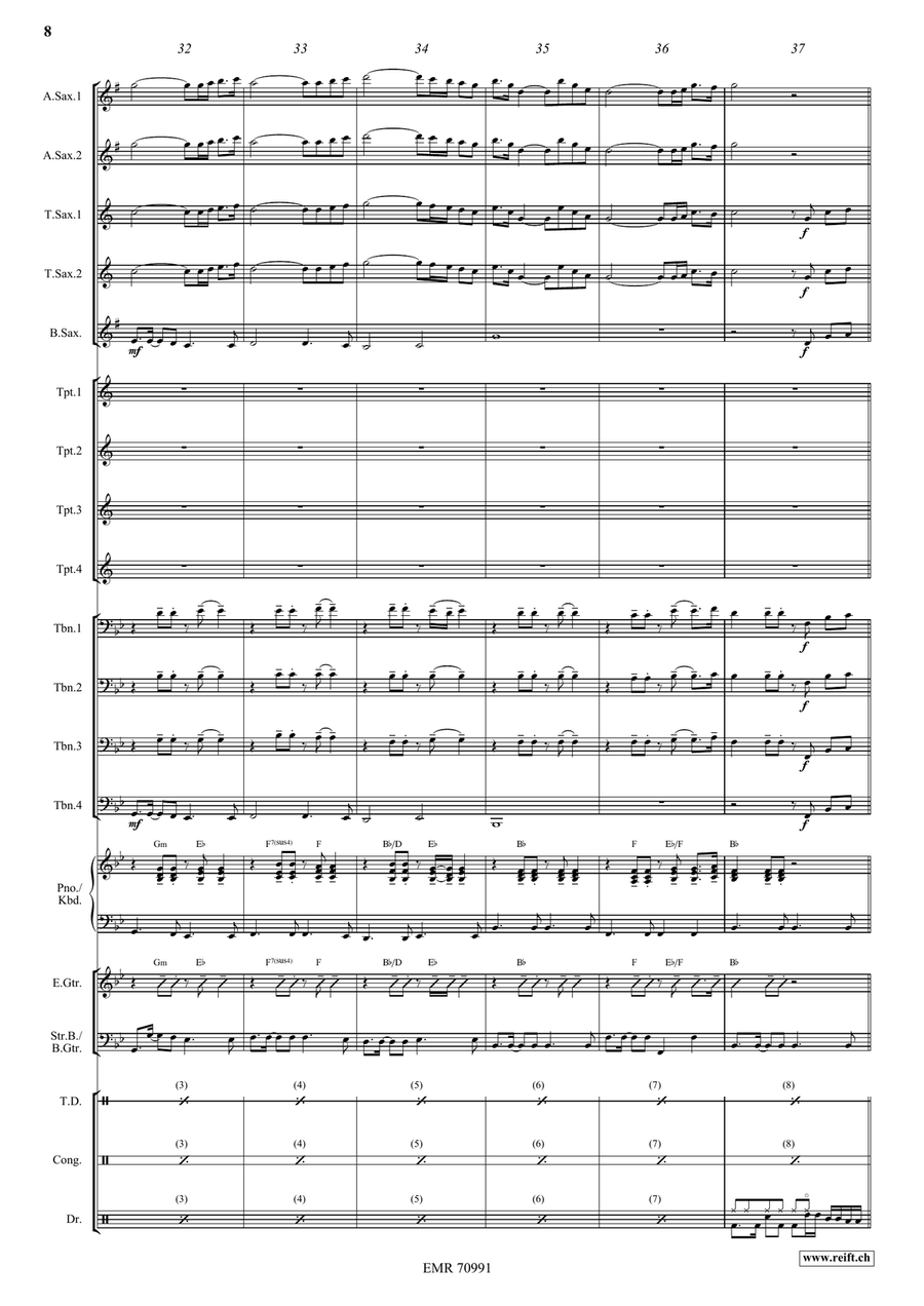 When The Pipers Plays When The Pipers Plays Big Band scores gallery preview page 8