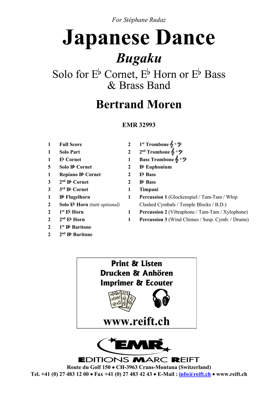 Japanese Dance Japanese Dance Brass Band scores gallery preview page 2