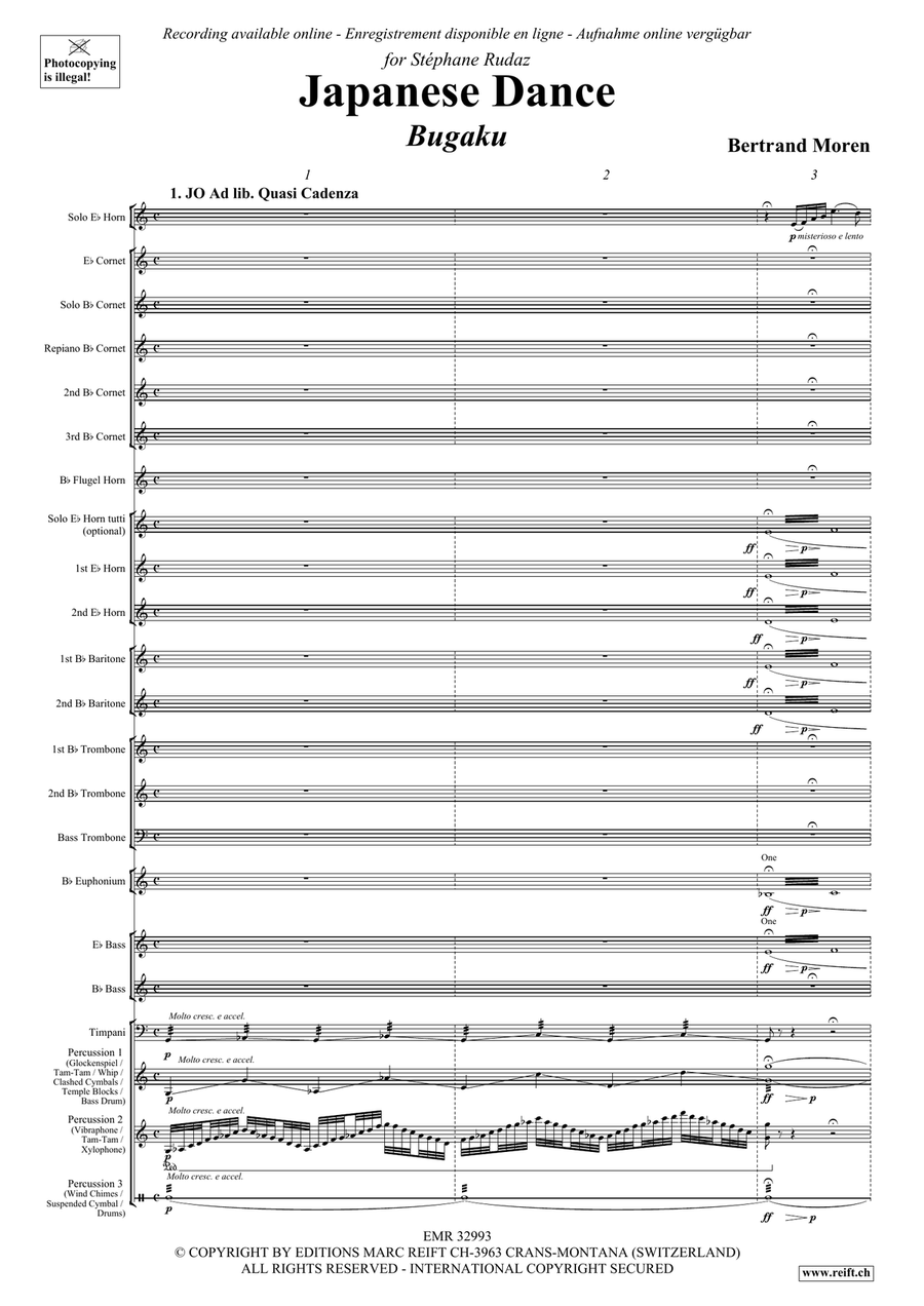 Japanese Dance Japanese Dance Brass Band scores gallery preview page 4