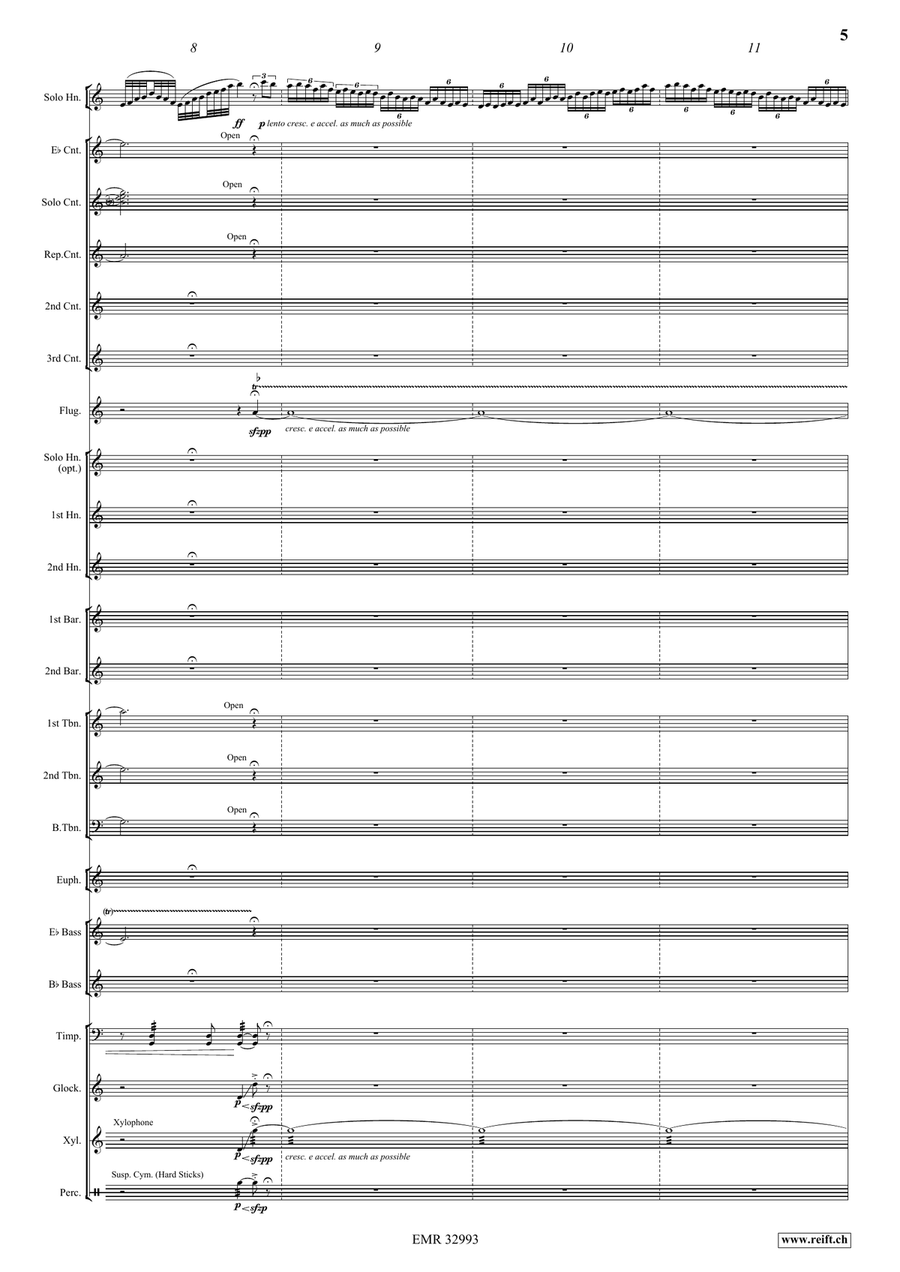 Japanese Dance Japanese Dance Brass Band scores gallery preview page 6