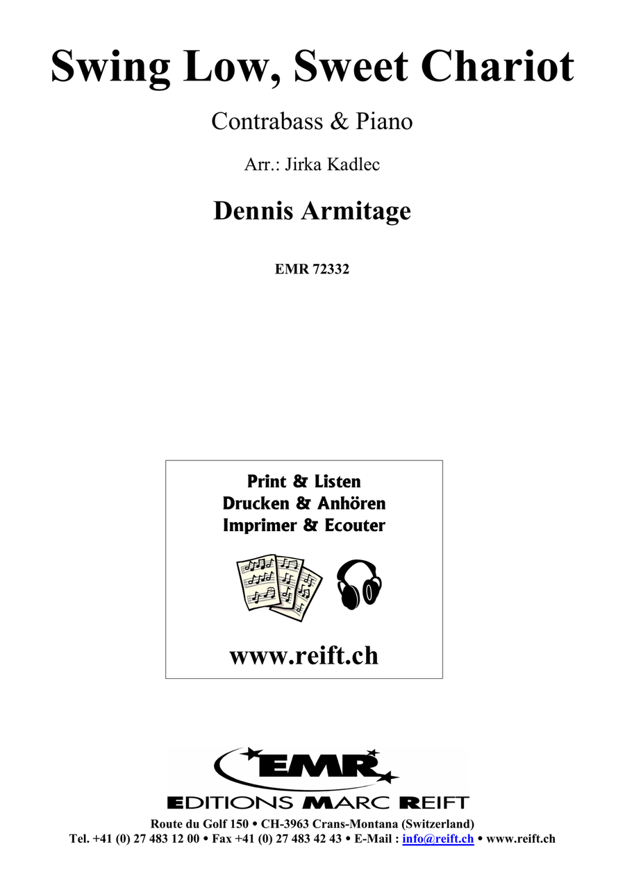 Swing Low, Sweet Chariot Swing Low, Sweet Chariot Double Bass scores gallery preview page 2