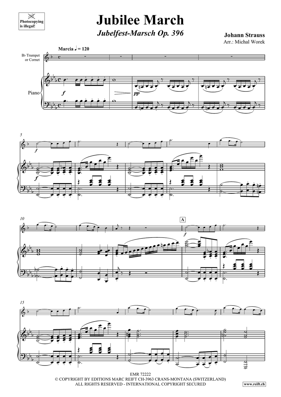 Jubilee March Cornet scores gallery preview page 4
