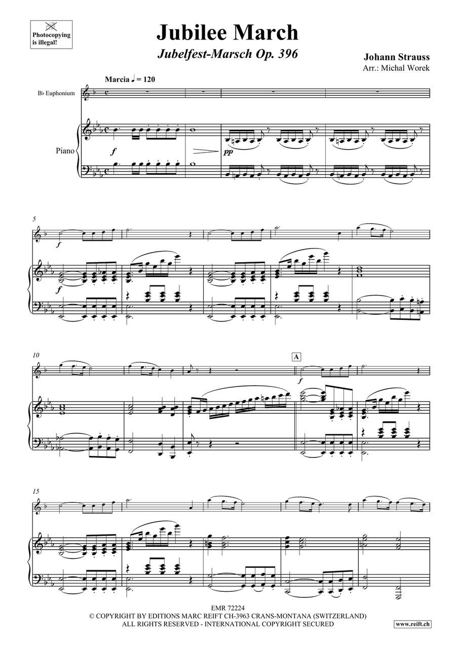 Jubilee March Jubilee March Euphonium scores gallery preview page 4