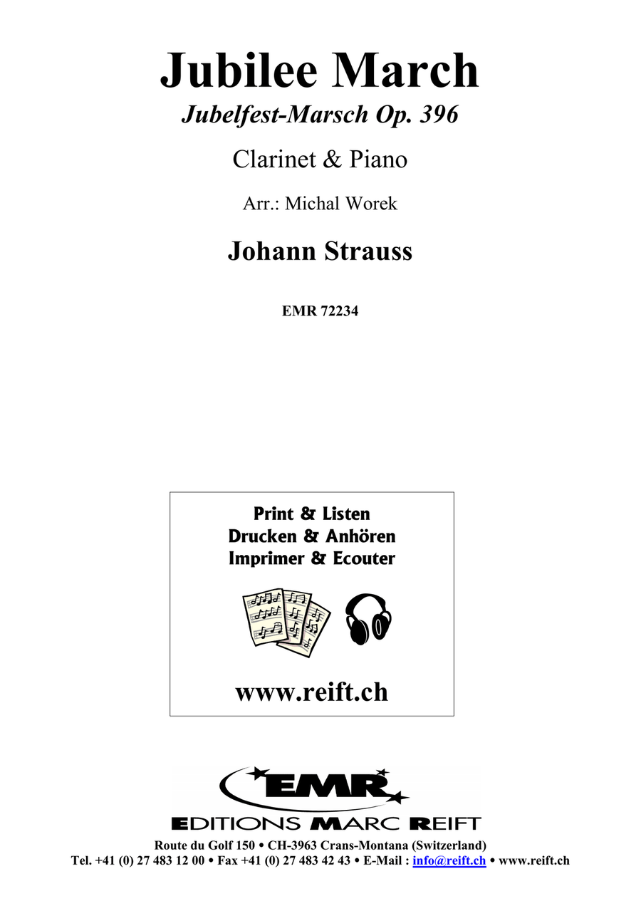Jubilee March Jubilee March Clarinet Solo scores gallery preview page 2
