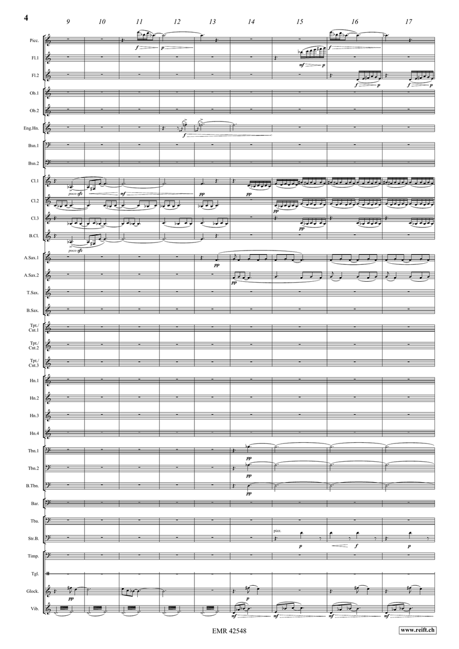 La Volière libérée Ouverture: Au Jardin d'Eden Concert Band scores gallery preview page 5