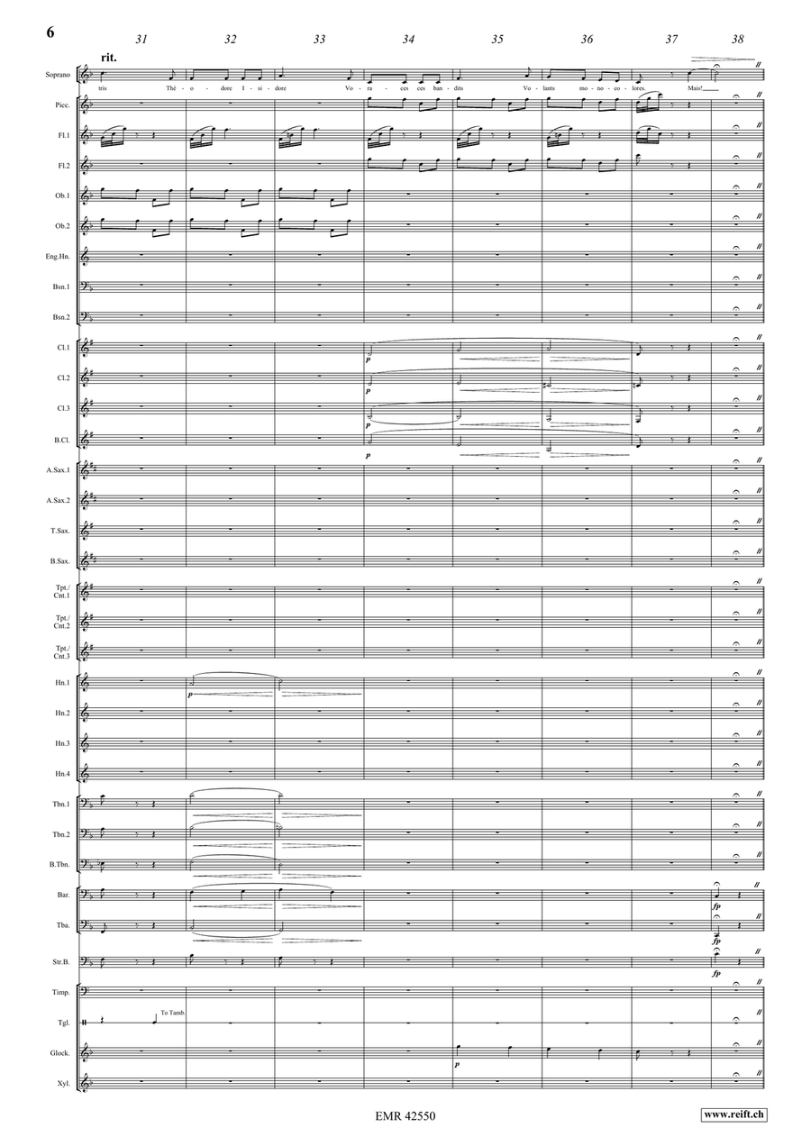 La Volière libérée 1. Fritchi d'oiseaux Concert Band scores gallery preview page 7