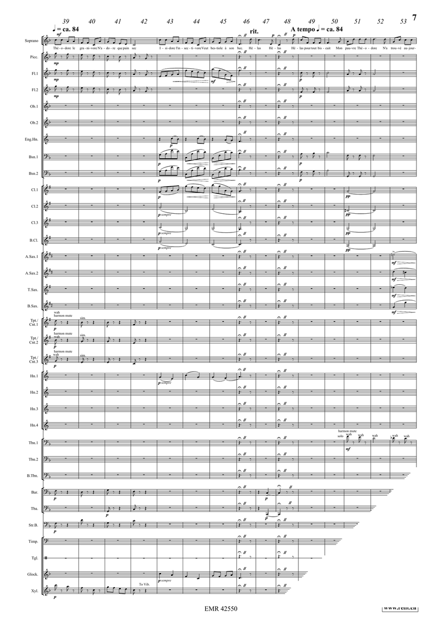 La Volière libérée 1. Fritchi d'oiseaux Concert Band scores gallery preview page 8