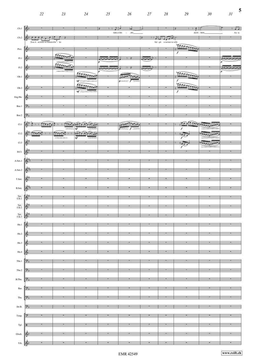 La Volière libérée 7. Clef de Vol Concert Band scores gallery preview page 6