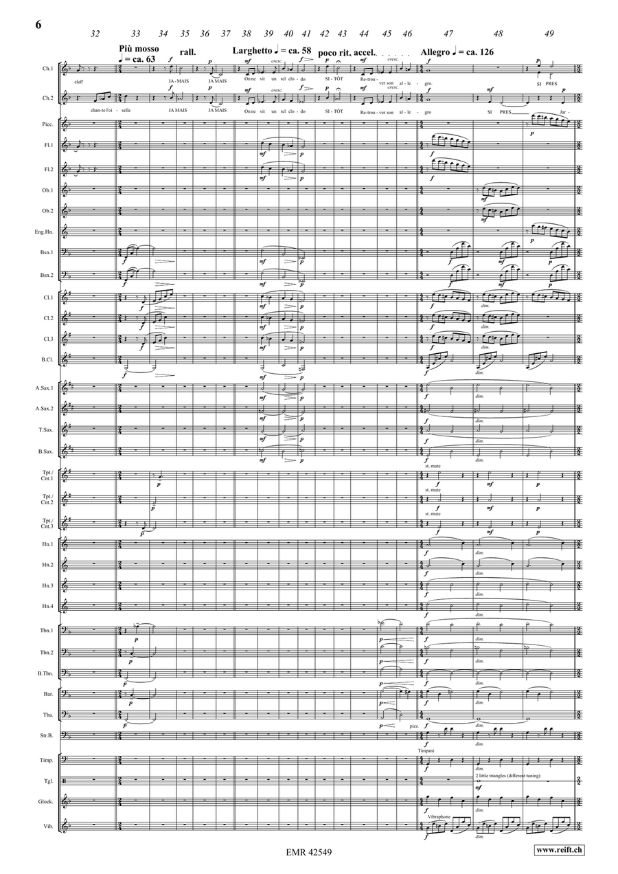 La Volière libérée 7. Clef de Vol Concert Band scores gallery preview page 7