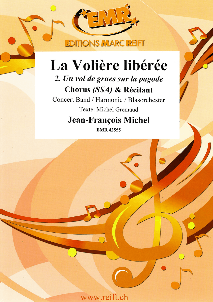 La Volière libérée 2. Un vol de grues sur la pagode SSA scores gallery preview page 1