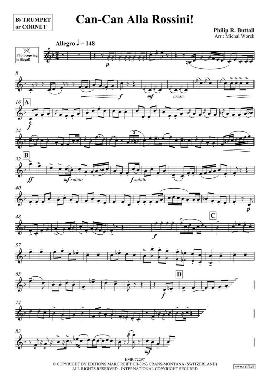 Can-Can Alla Rossini Can-Can Alla Rossini Cornet scores gallery preview page 4