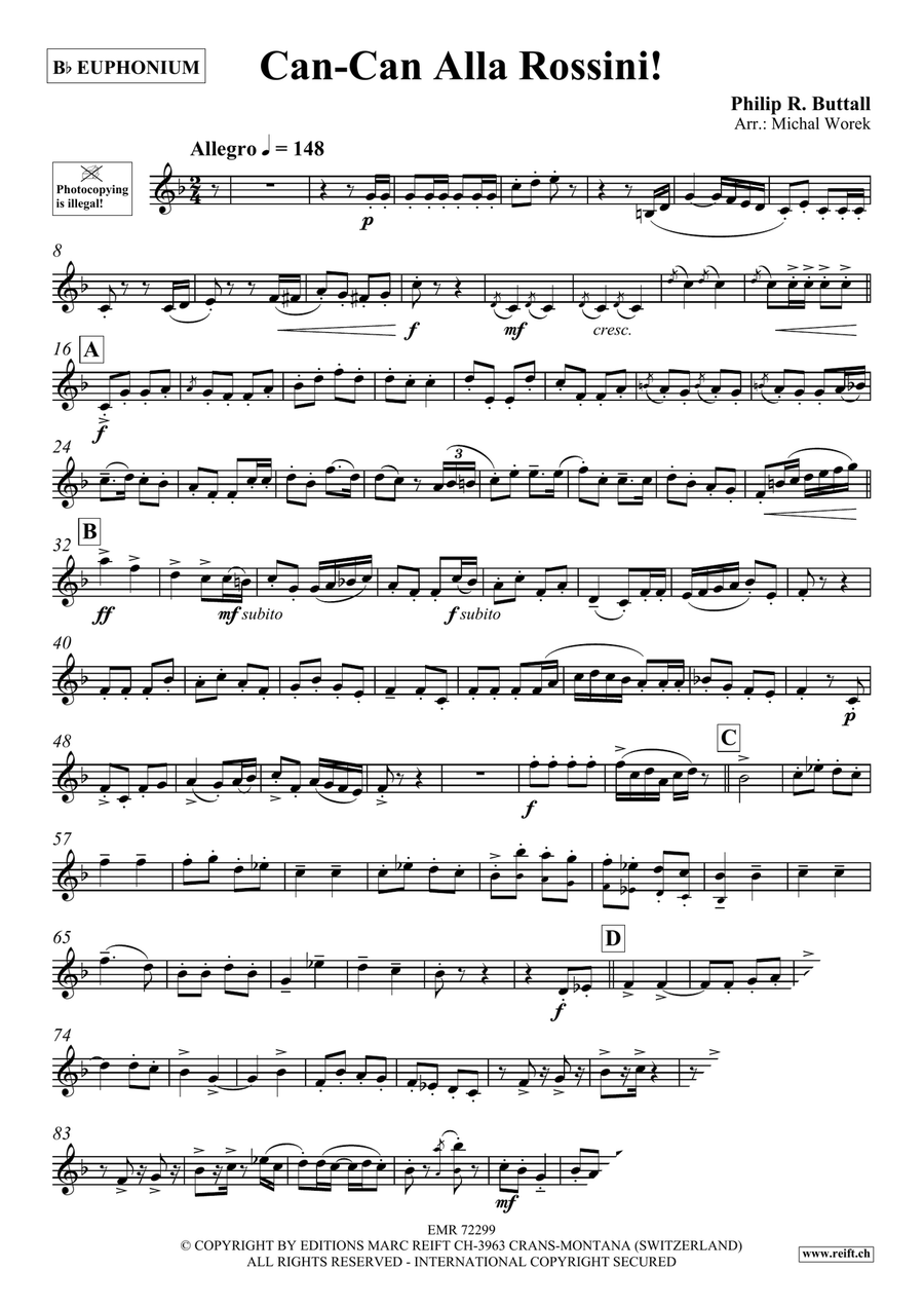 Can-Can Alla Rossini Can-Can Alla Rossini Euphonium scores gallery preview page 4