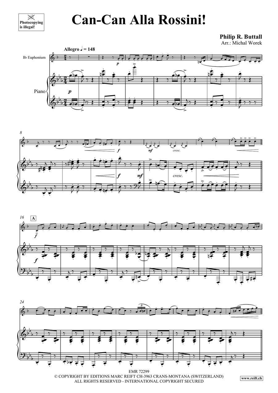 Can-Can Alla Rossini Can-Can Alla Rossini Euphonium scores gallery preview page 5