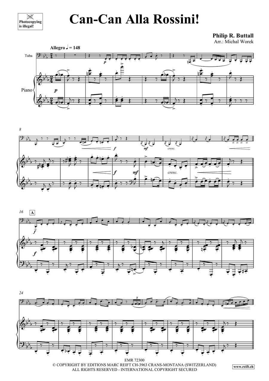 Can-Can Alla Rossini Can-Can Alla Rossini Tuba scores gallery preview page 5