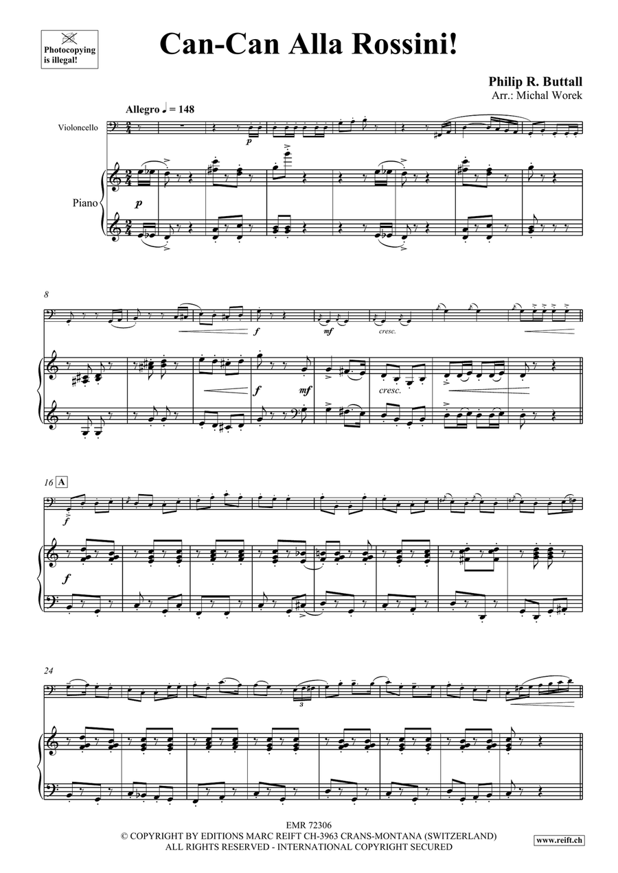 Can-Can Alla Rossini Can-Can Alla Rossini Piano Accompaniment scores gallery preview page 5