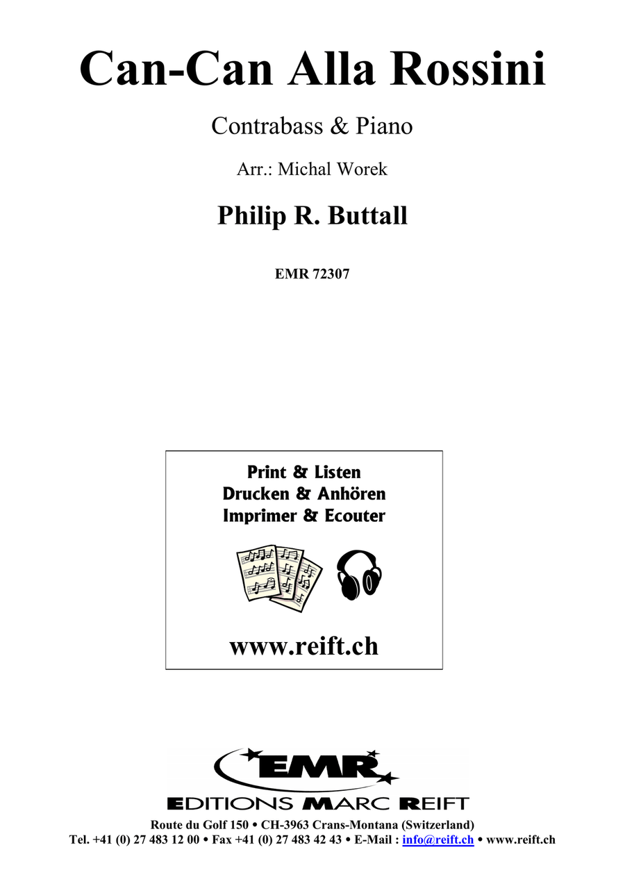 Can-Can Alla Rossini Can-Can Alla Rossini Double Bass scores gallery preview page 2