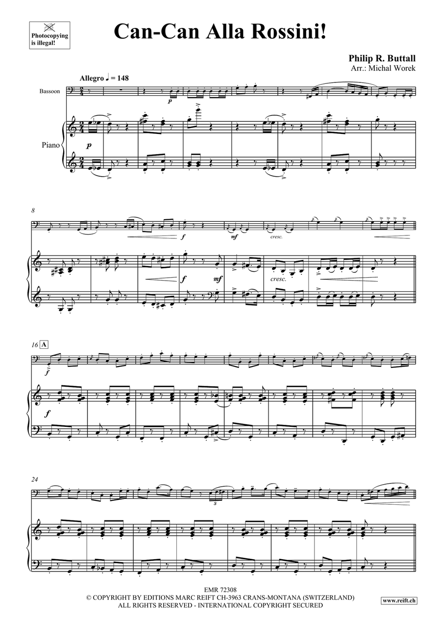 Can-Can Alla Rossini Can-Can Alla Rossini Bassoon Solo scores gallery preview page 5