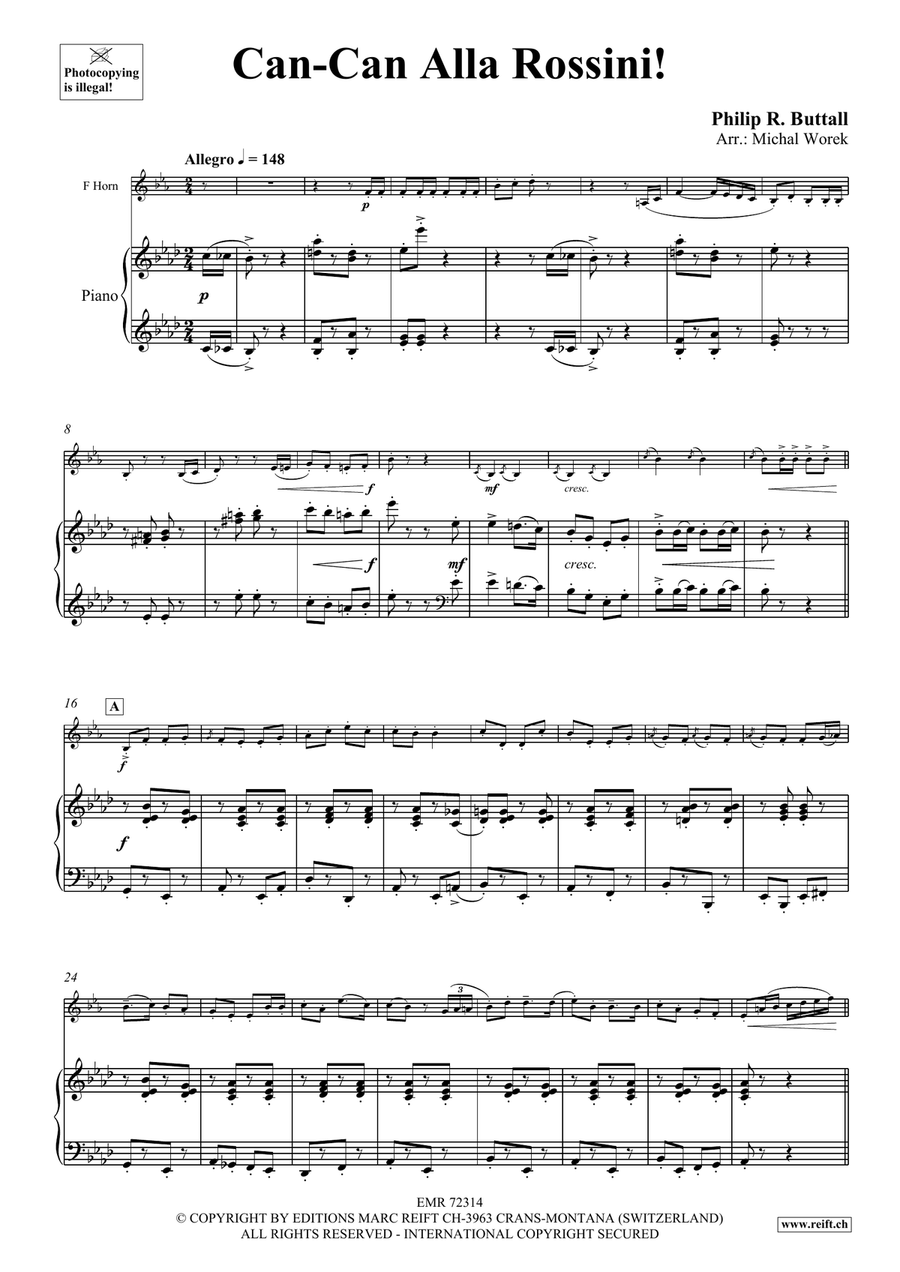 Can-Can Alla Rossini Can-Can Alla Rossini Horn scores gallery preview page 5