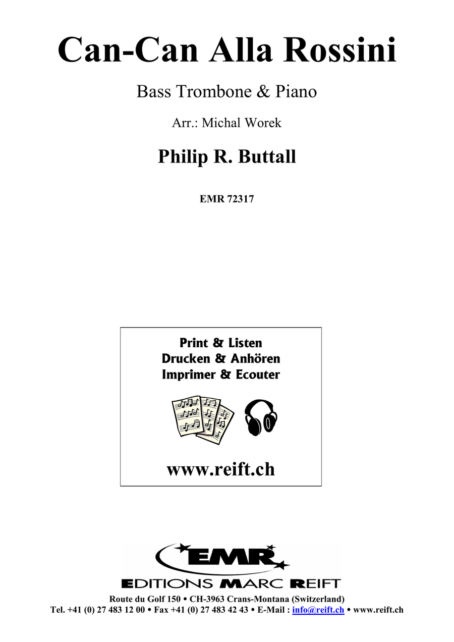 Can-Can Alla Rossini Can-Can Alla Rossini Bass Trombone scores gallery preview page 2