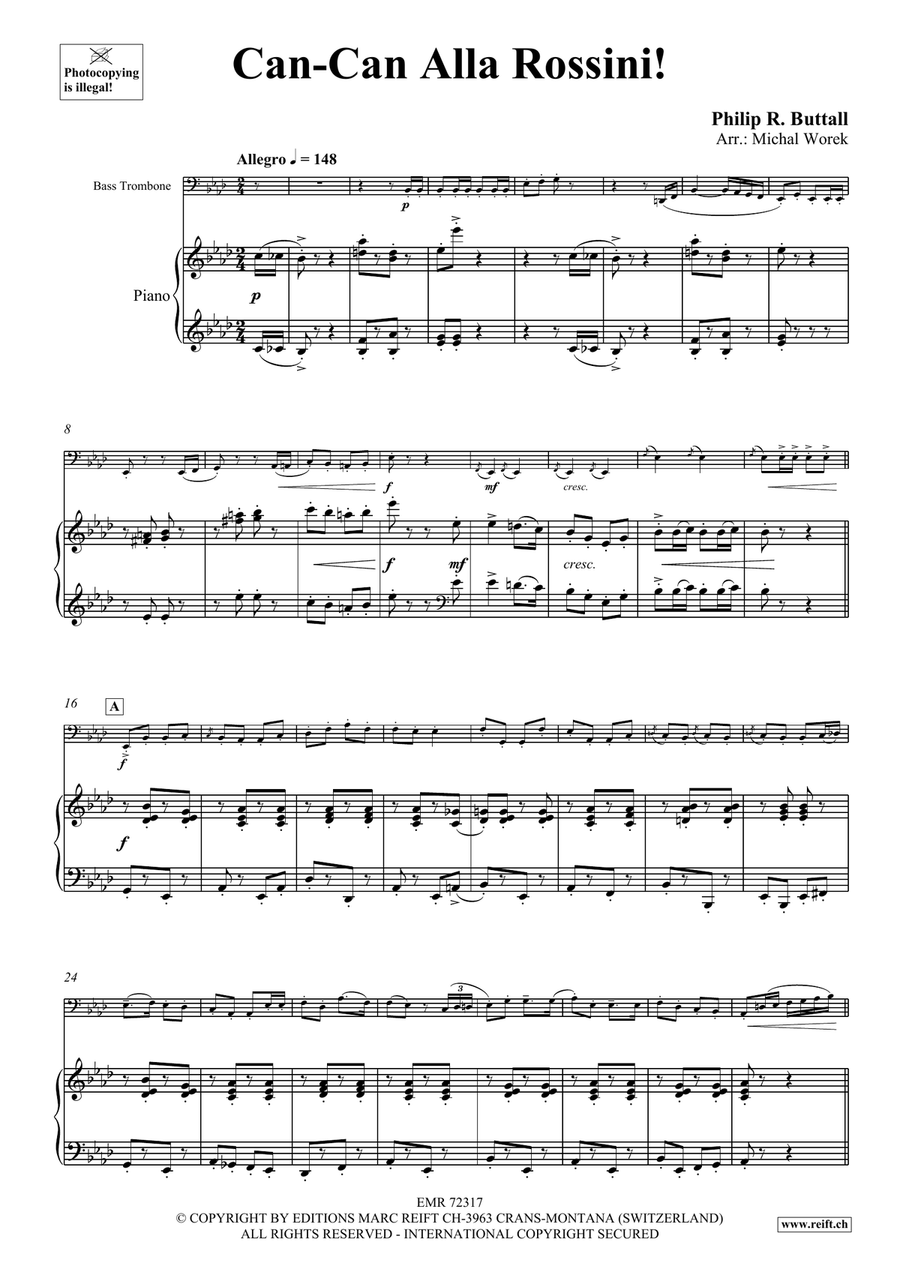 Can-Can Alla Rossini Can-Can Alla Rossini Bass Trombone scores gallery preview page 5