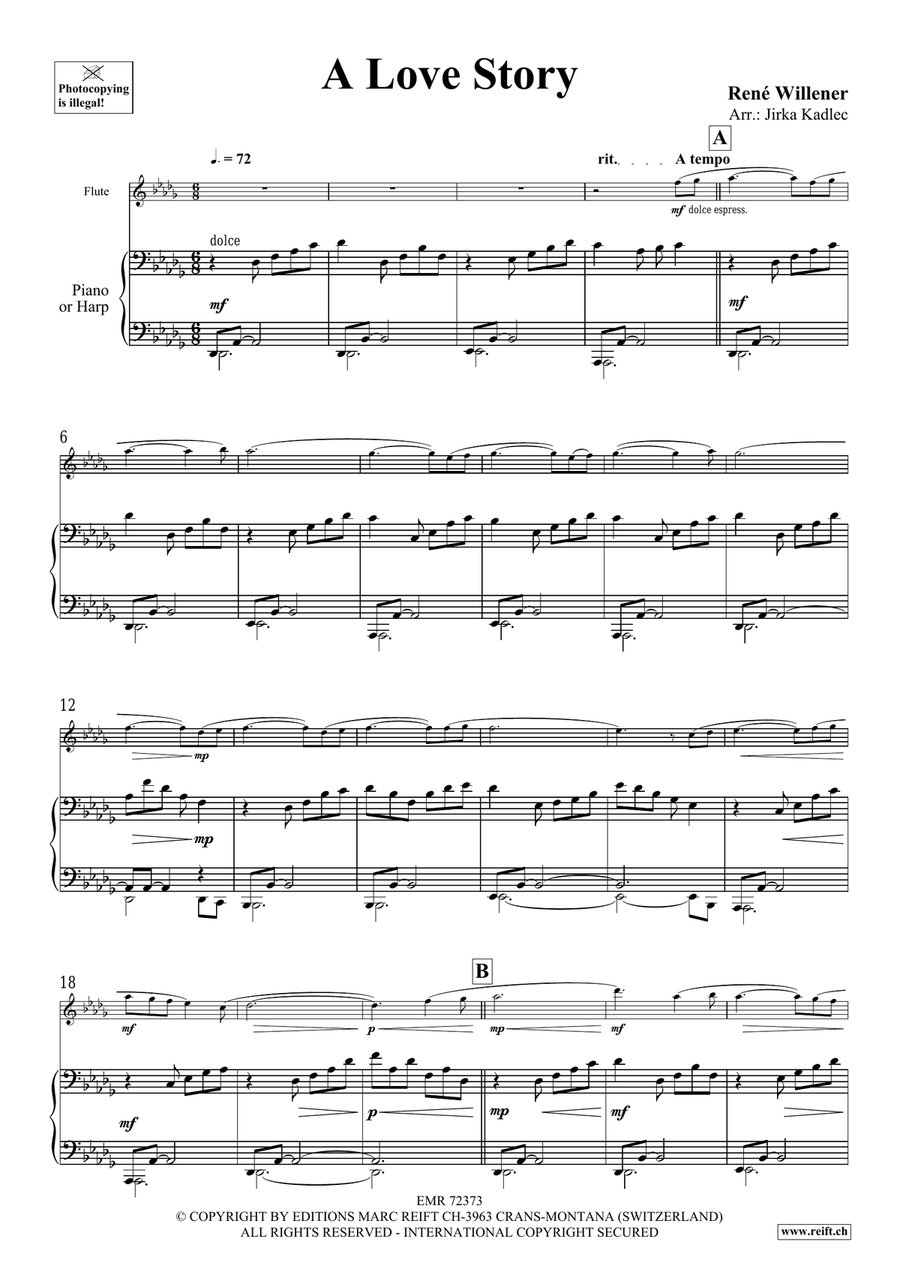 A Love Story A Love Story Flute Solo scores gallery preview page 4