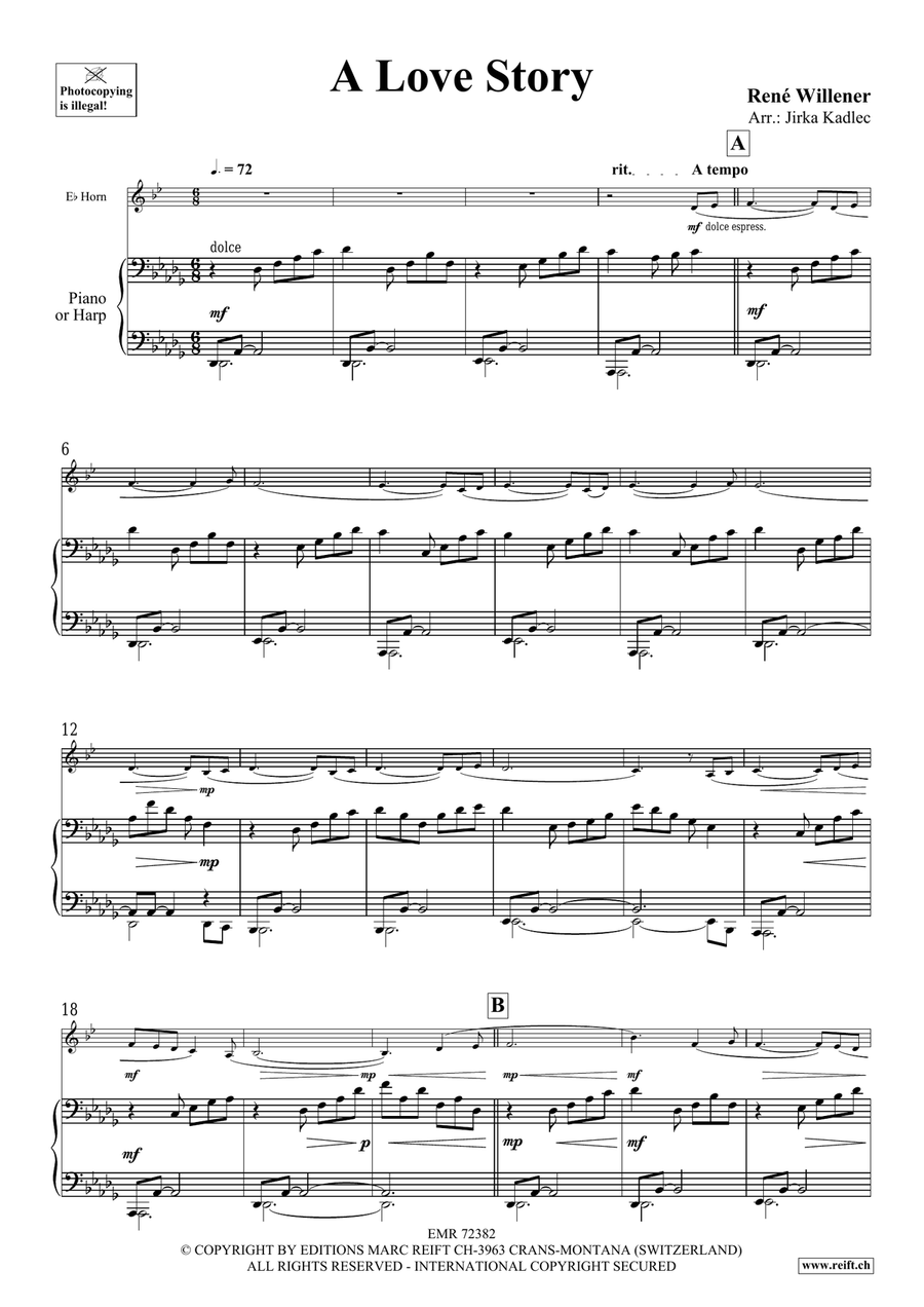 A Love Story A Love Story Horn scores gallery preview page 4