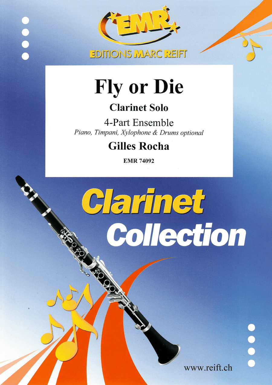 Fly or Die Fly or Die Clarinet Solo scores gallery preview page 1