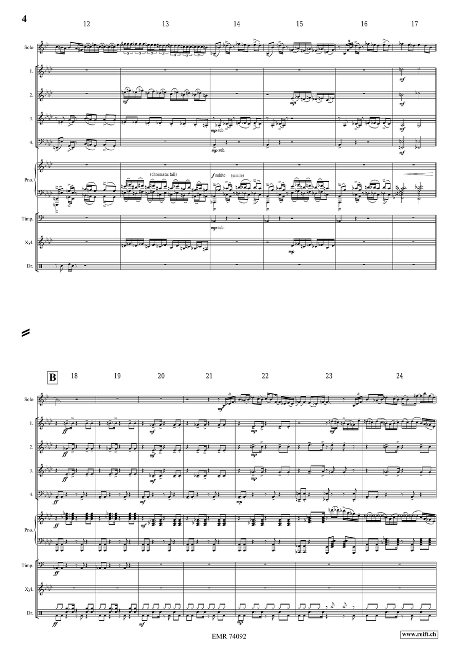 Fly or Die Fly or Die Clarinet Solo scores gallery preview page 5