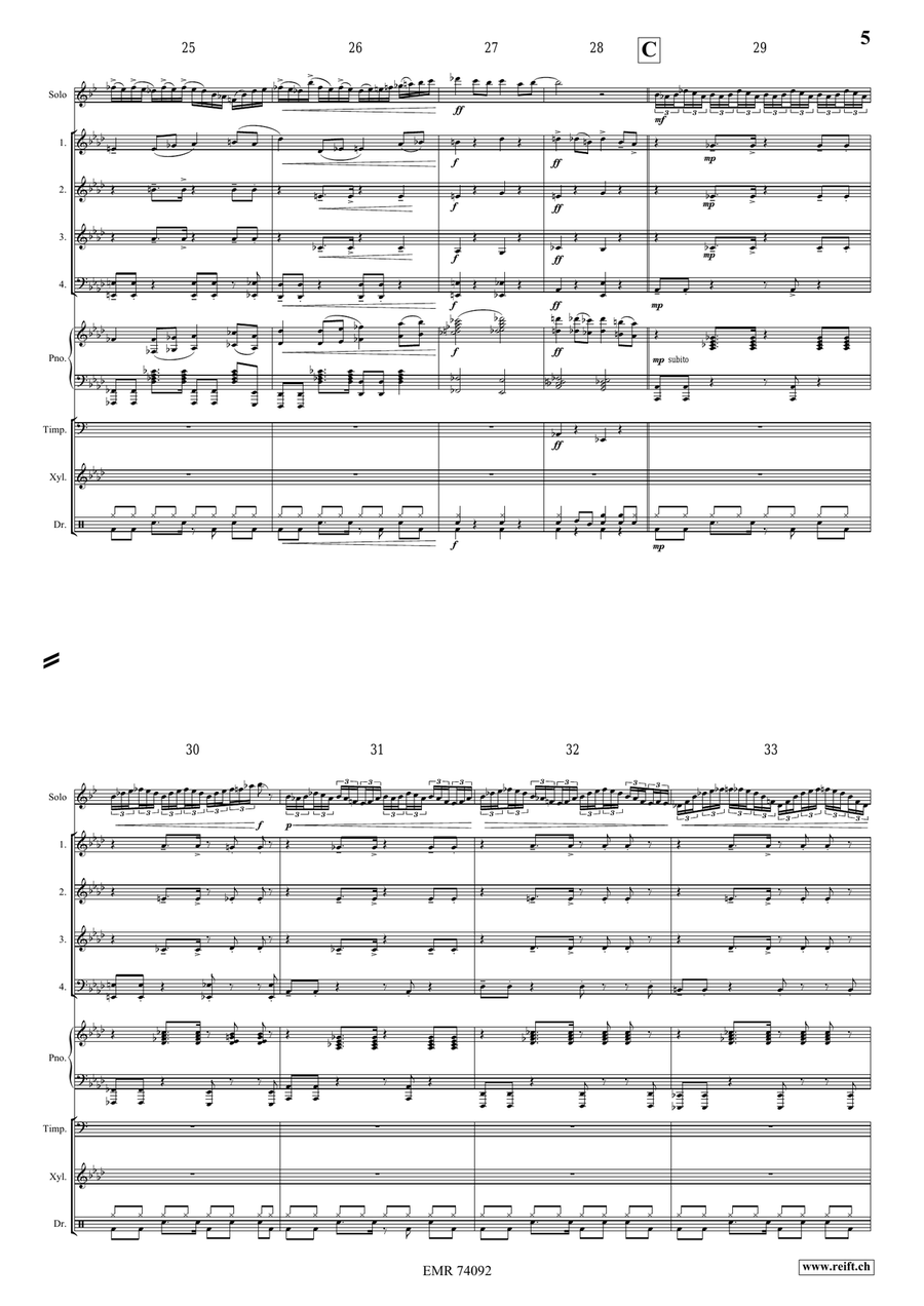 Fly or Die Fly or Die Clarinet Solo scores gallery preview page 6
