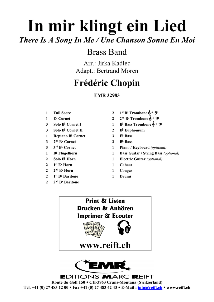 In mir klingt ein Lied In mir klingt ein Lied Brass Band scores gallery preview page 2