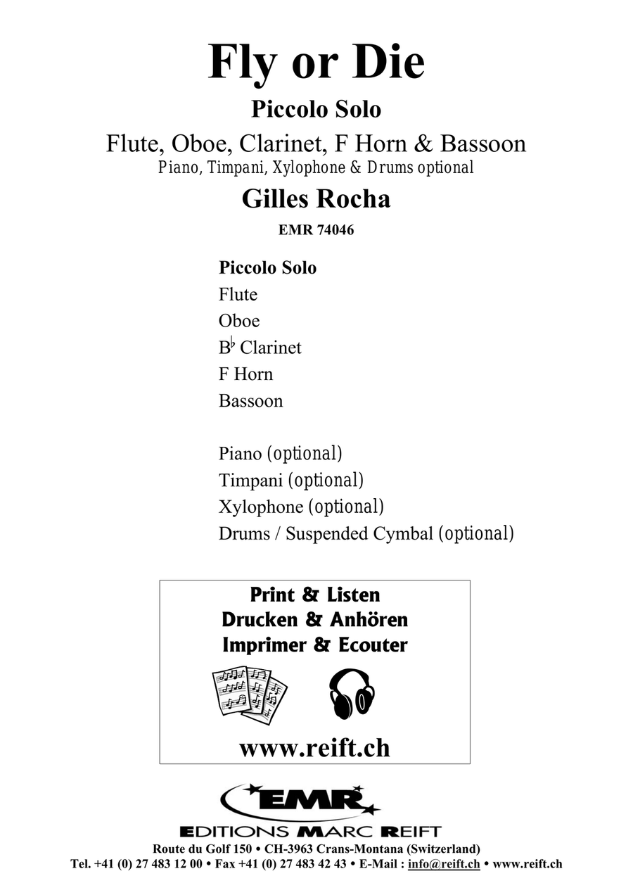 Fly or Die Fly or Die Woodwind Quintet scores gallery preview page 2