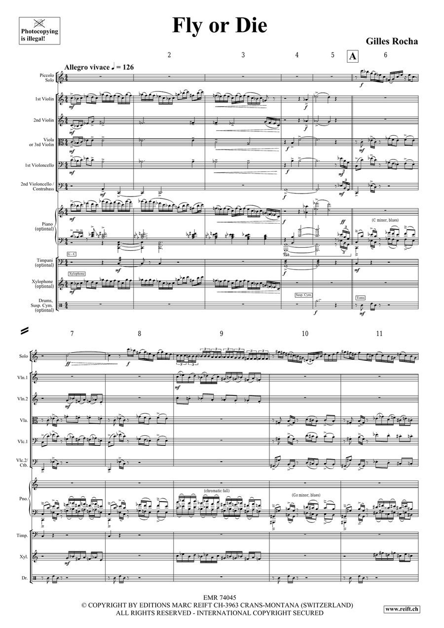 Fly or Die Fly or Die String Orchestra scores gallery preview page 4