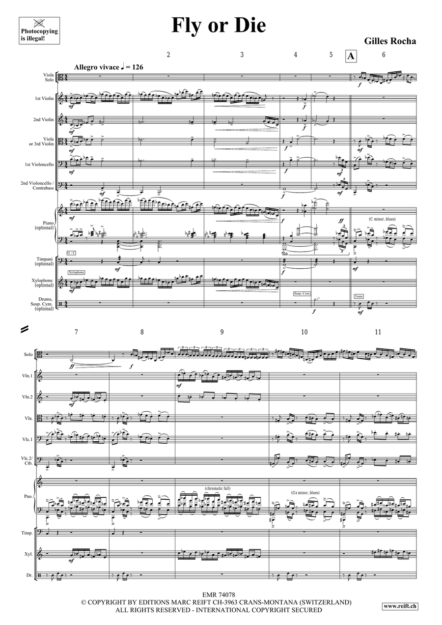 Fly or Die Fly or Die String Orchestra scores gallery preview page 4