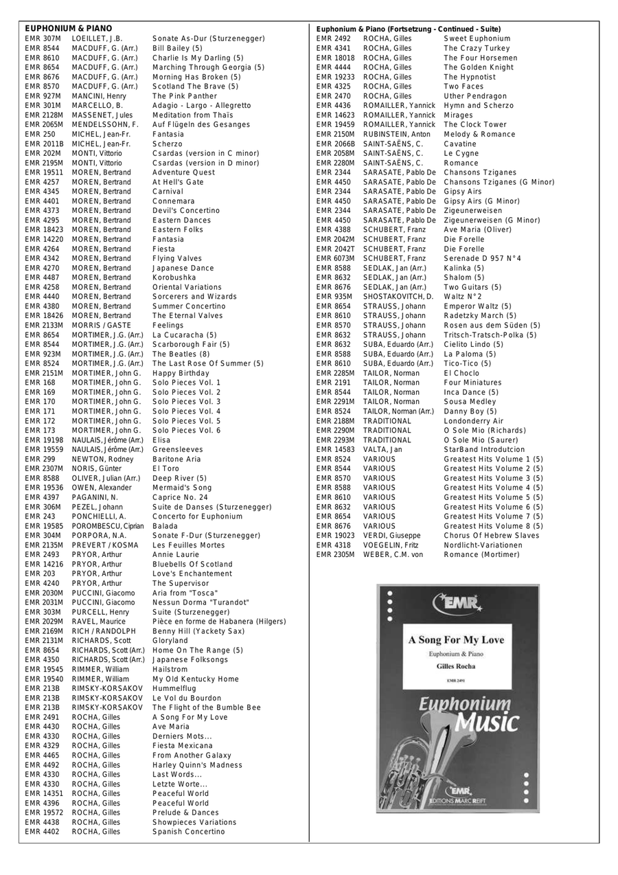 Rêverie Rêverie Euphonium scores gallery preview page 4