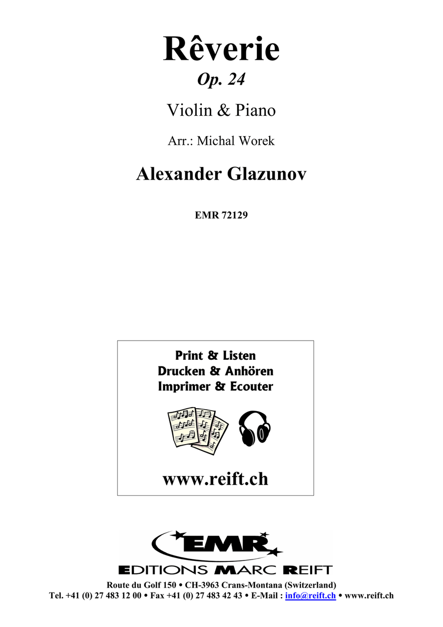 Rêverie Rêverie Violin Solo scores gallery preview page 2