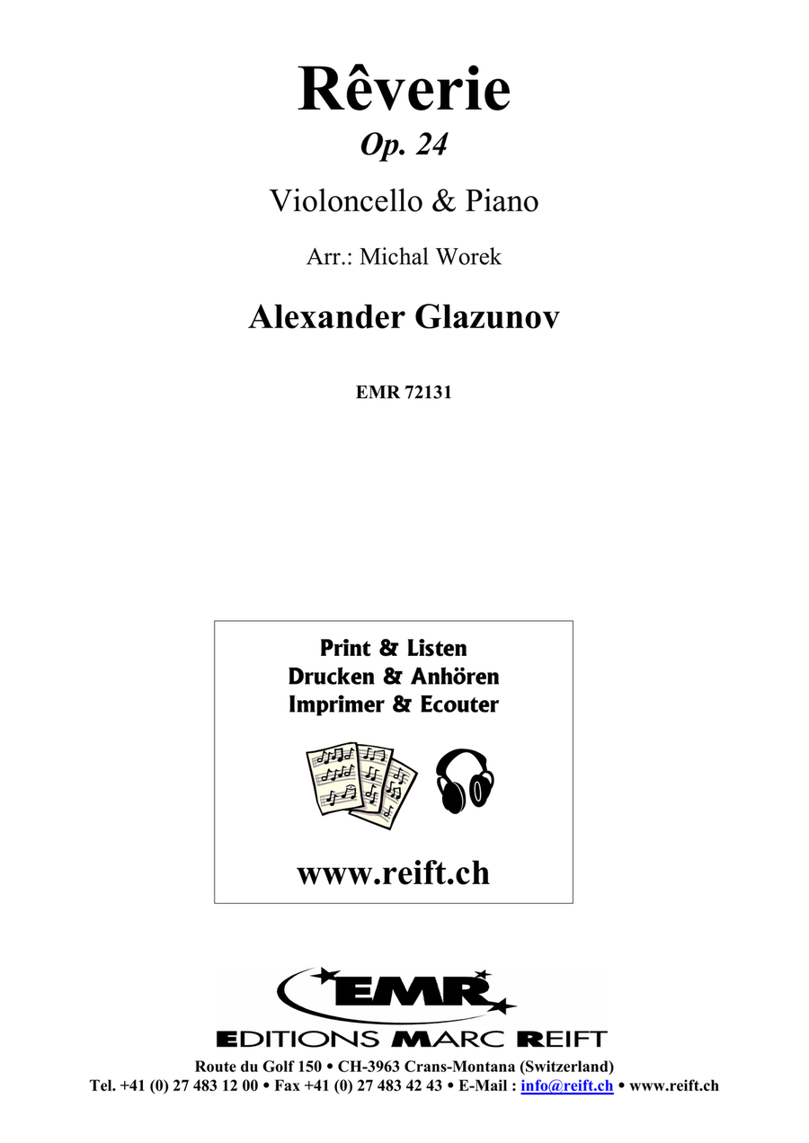 Rêverie Rêverie Piano Accompaniment scores gallery preview page 2