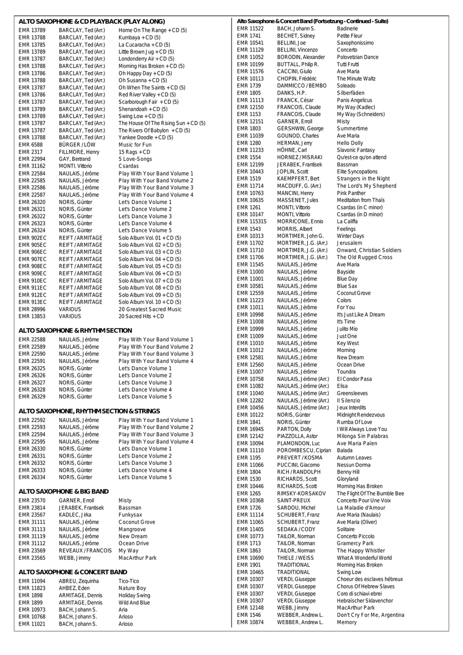 Rêverie Rêverie Alto Saxophone scores gallery preview page 4