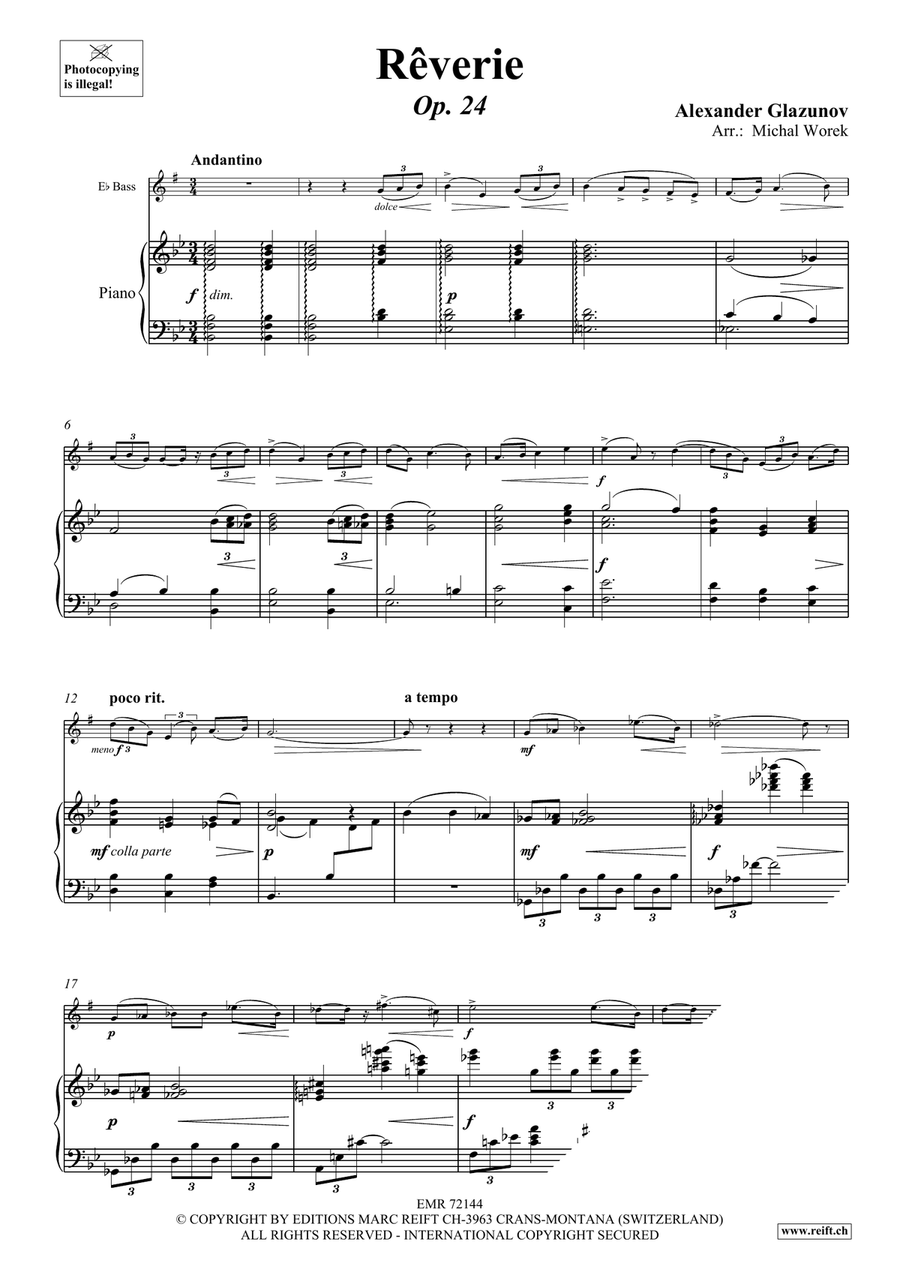 Rêverie Rêverie Voice Solo scores gallery preview page 3