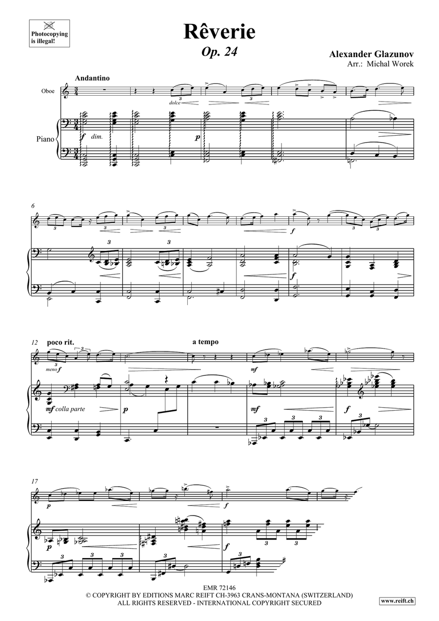 Rêverie Rêverie Piano Accompaniment scores gallery preview page 3