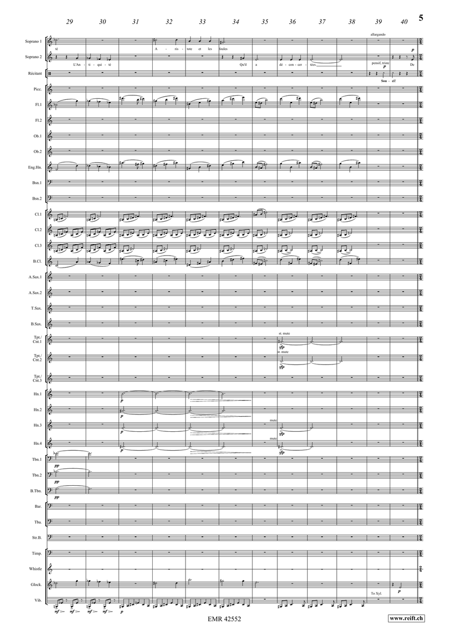 La Volière libérée 6. L'oeuf brouillé Concert Band scores gallery preview page 6