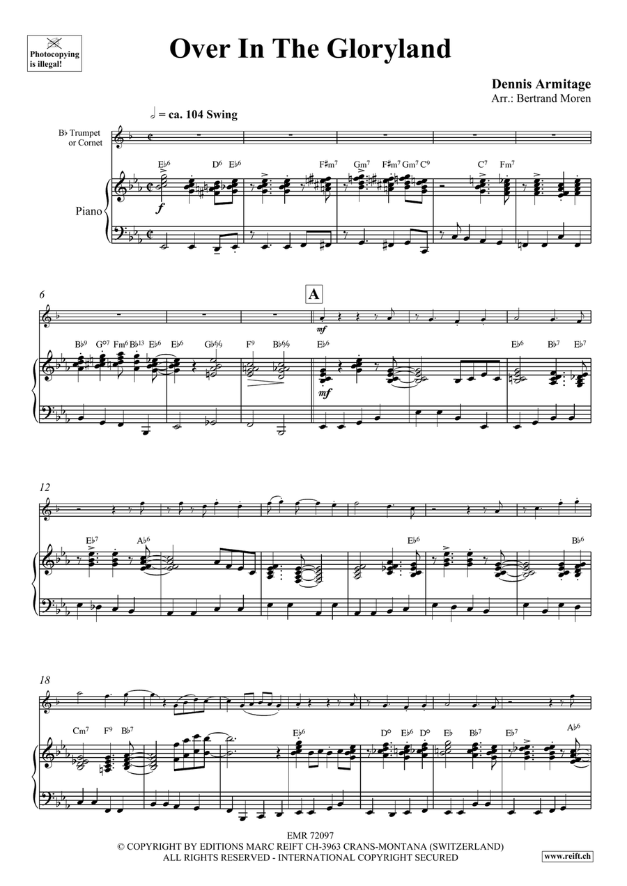 Over In The Gloryland Over In The Gloryland Cornet scores gallery preview page 5