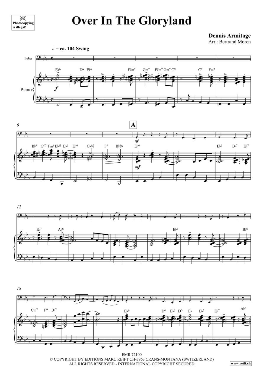 Over In The Gloryland Over In The Gloryland Tuba scores gallery preview page 5