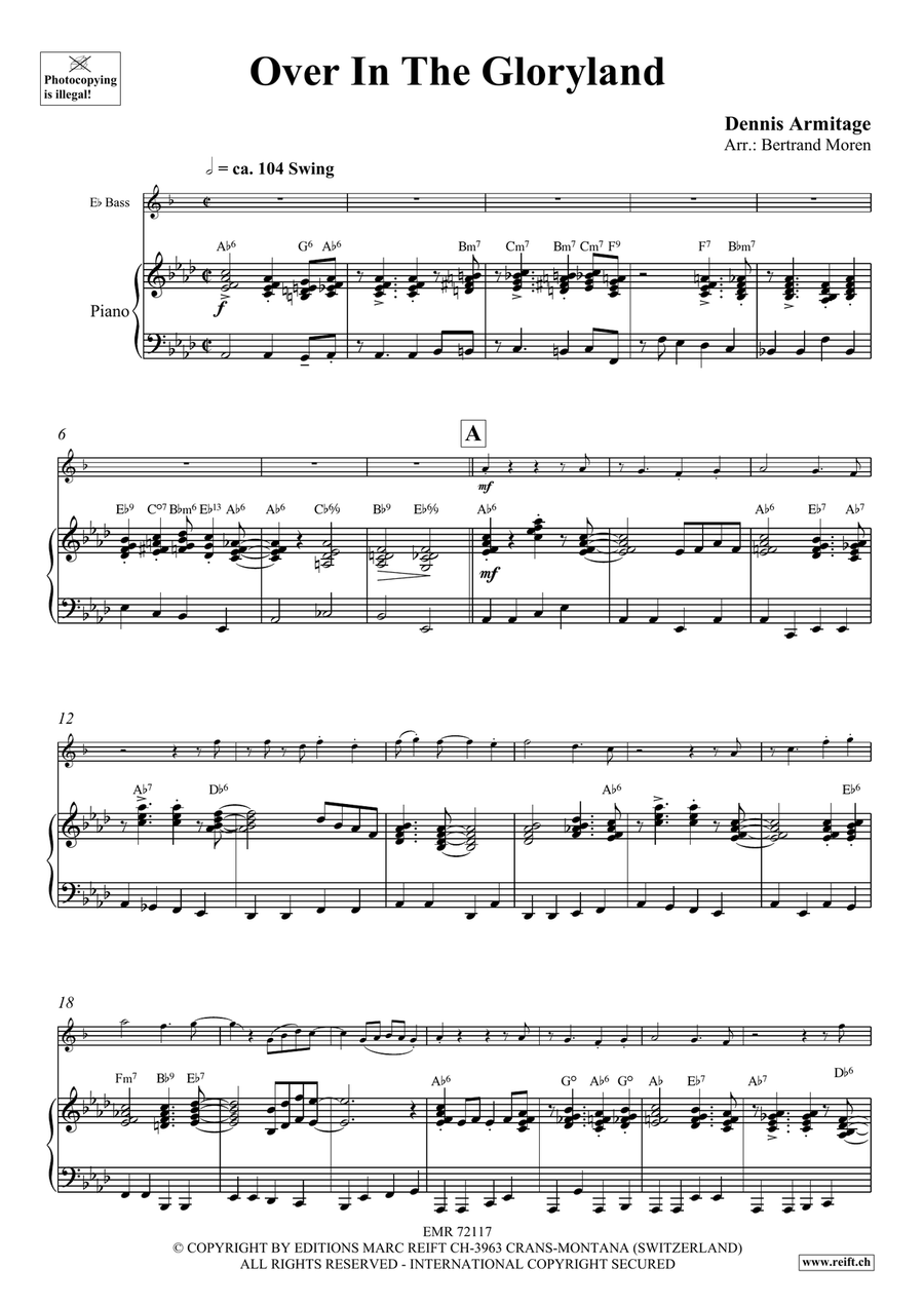 Over In The Gloryland Over In The Gloryland Voice Solo scores gallery preview page 5